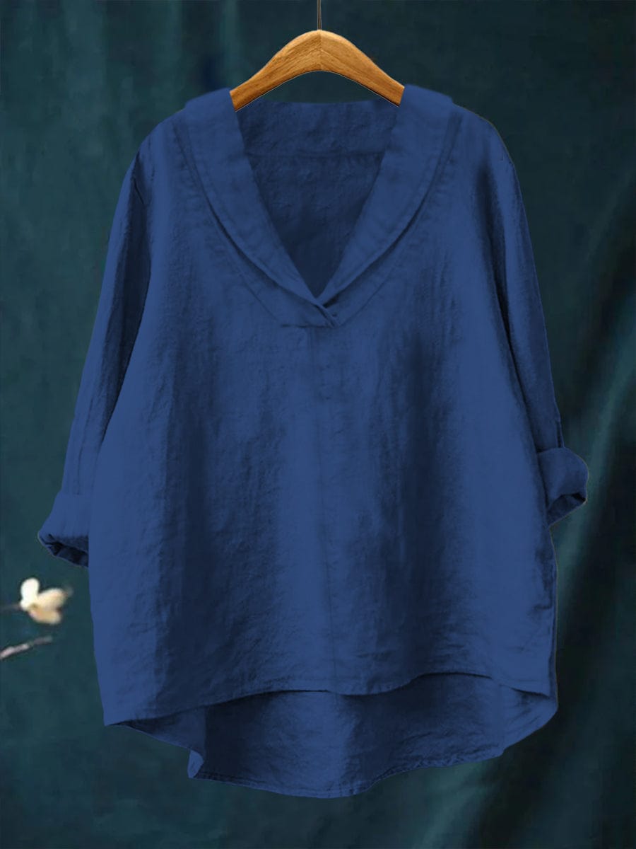 Samantha | Elegante Linne Zomerblouse
