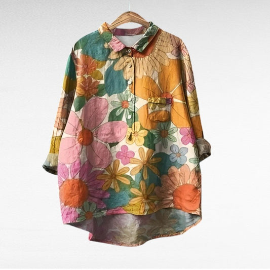 Mireva - Elegante Vintage Blouse