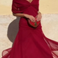 Louise | Elegante Maxi Feestjurk met V-hals