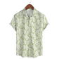 Korte Mouwen Bloemenpatroon Hawaiiblouse