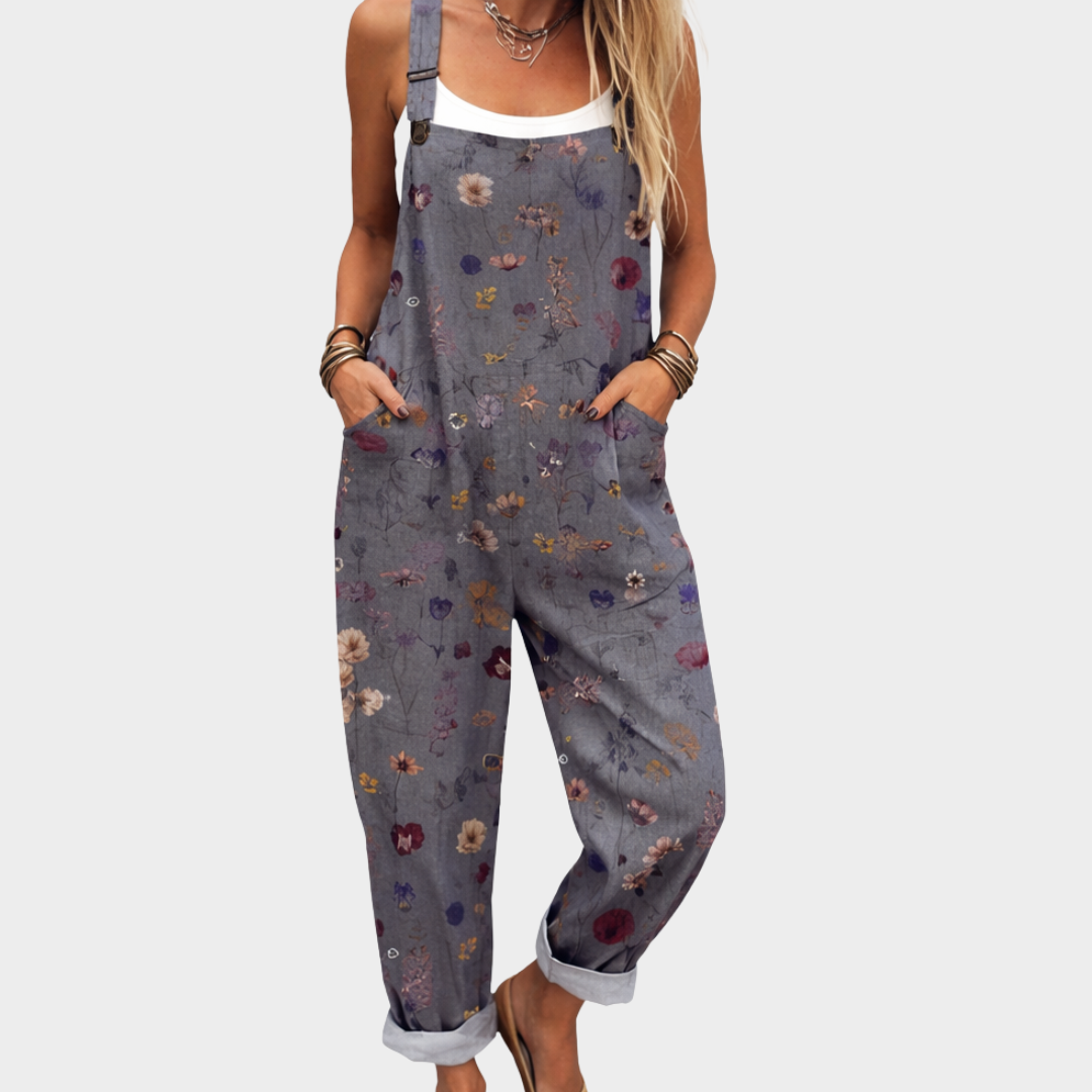 Sanne Jumpsuit met Bloemenprint