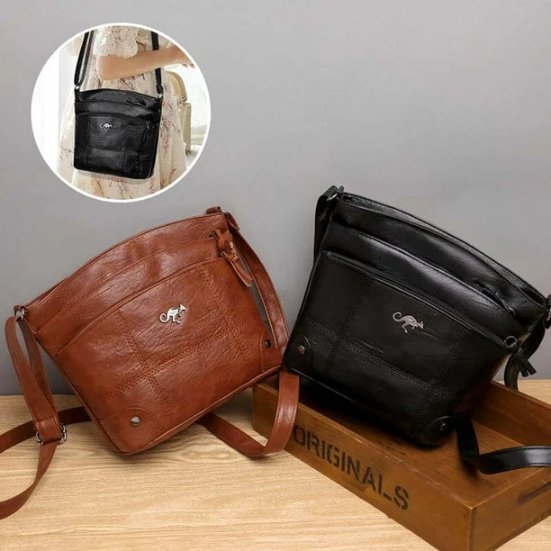 Raya - Elegante Multi-Pocket Crossbody Tas