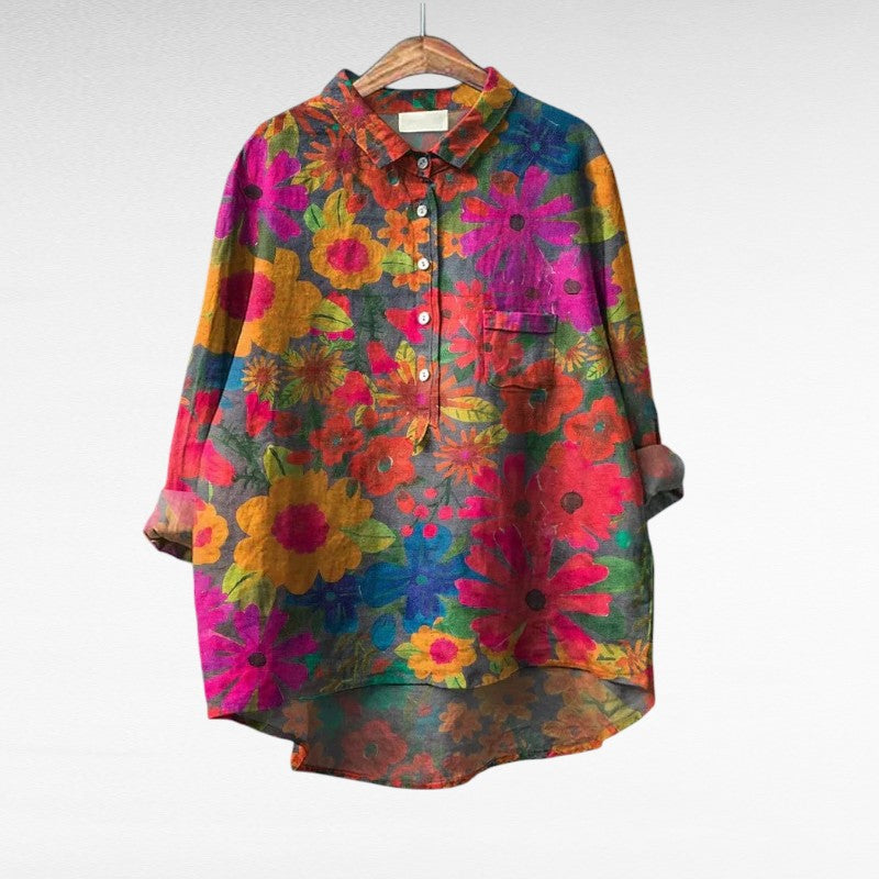 Mireva - Elegante Vintage Blouse