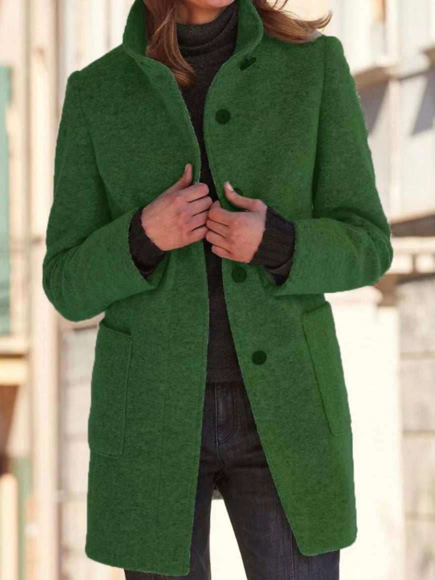 Helena | Dames Winterjas met Één Knop