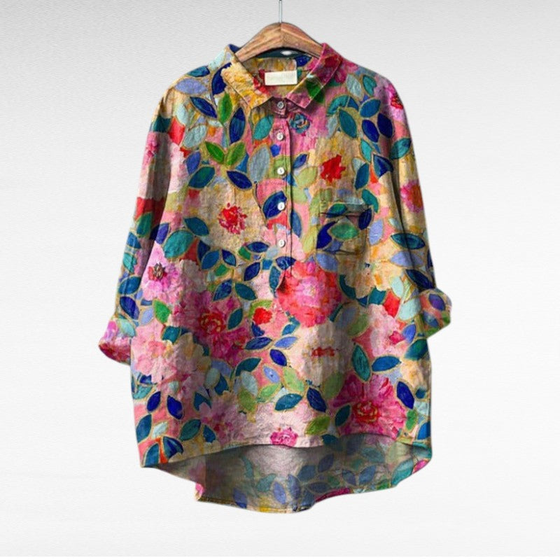 Mireva - Elegante Vintage Blouse