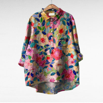 Mireva - Elegante Vintage Blouse