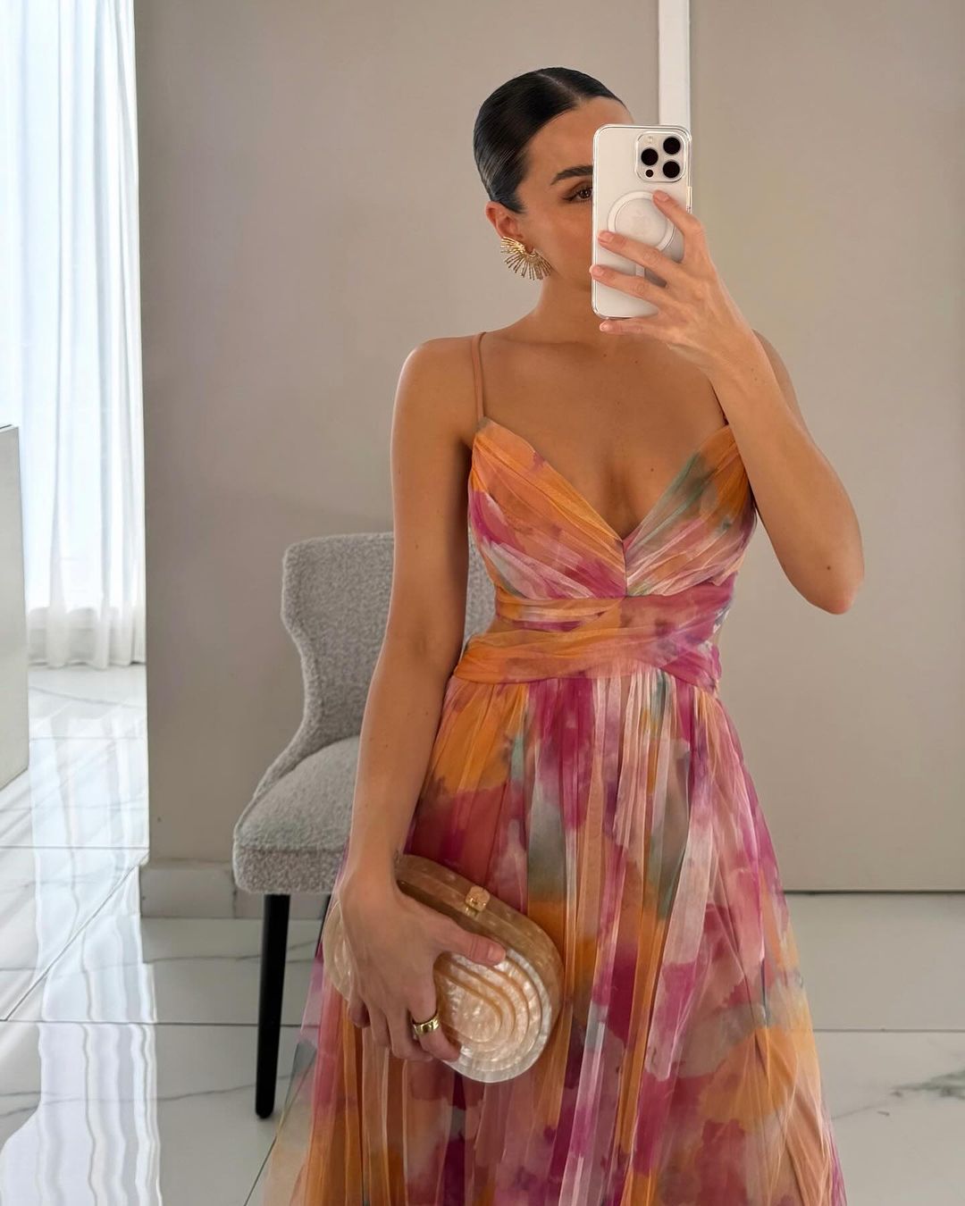 GISELLE | Chiffon Maxi Jurk