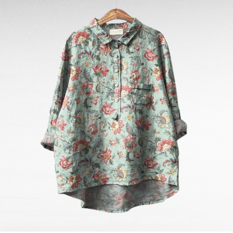 Mireva - Elegante Vintage Blouse