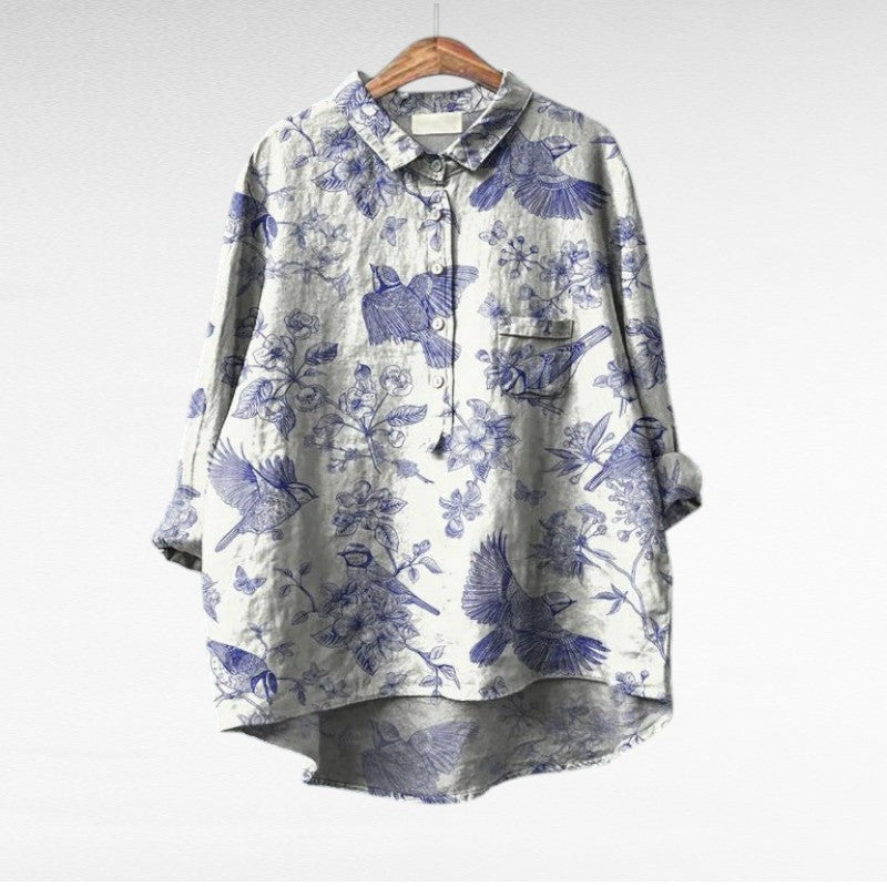 Mireva - Elegante Vintage Blouse