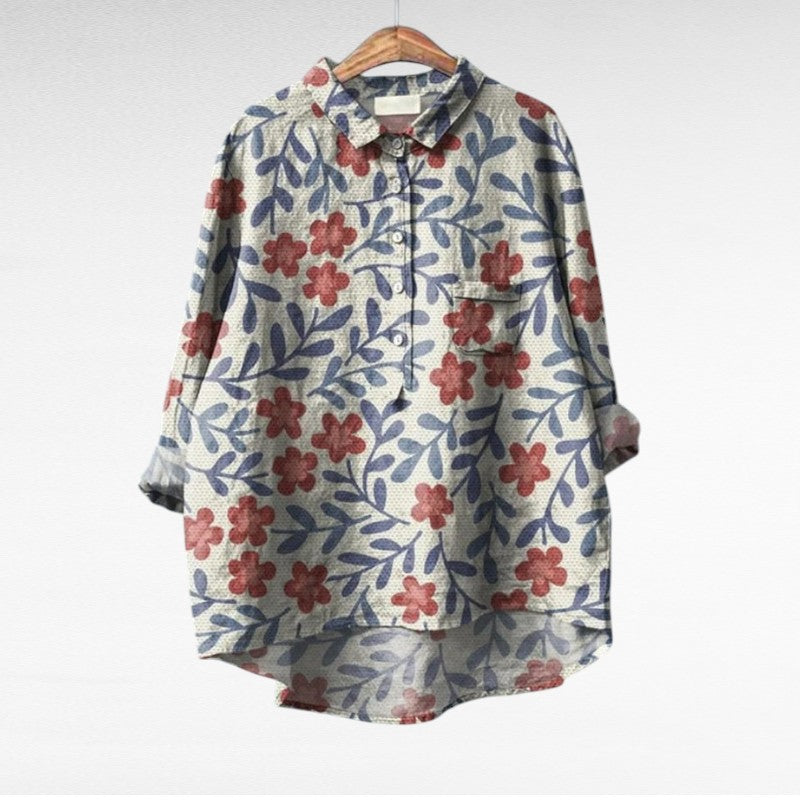 Mireva - Elegante Vintage Blouse