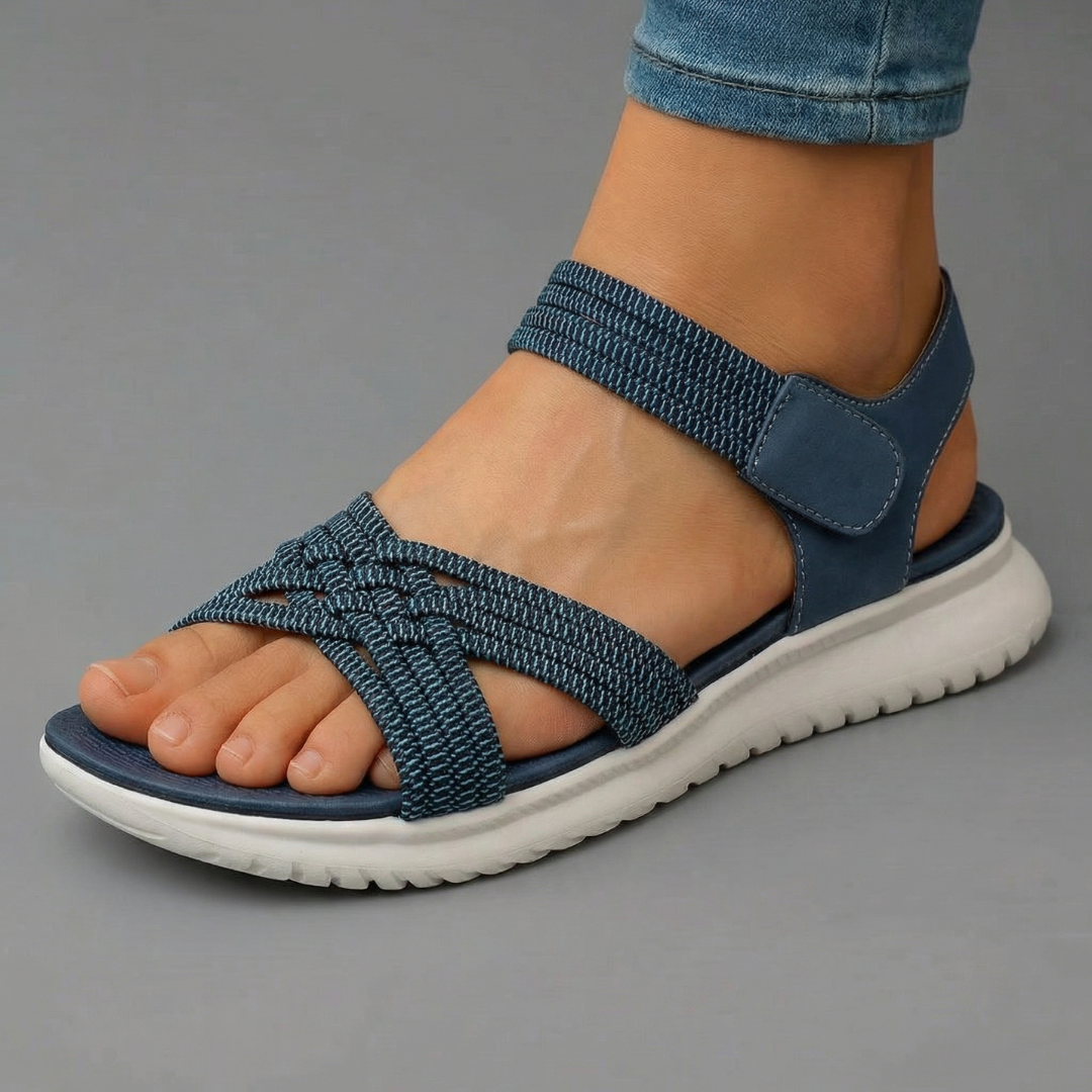 Beatrice | Geweven Comfortsandalen