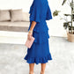 Sophie – Elegante vloeiende jurk met ruffles