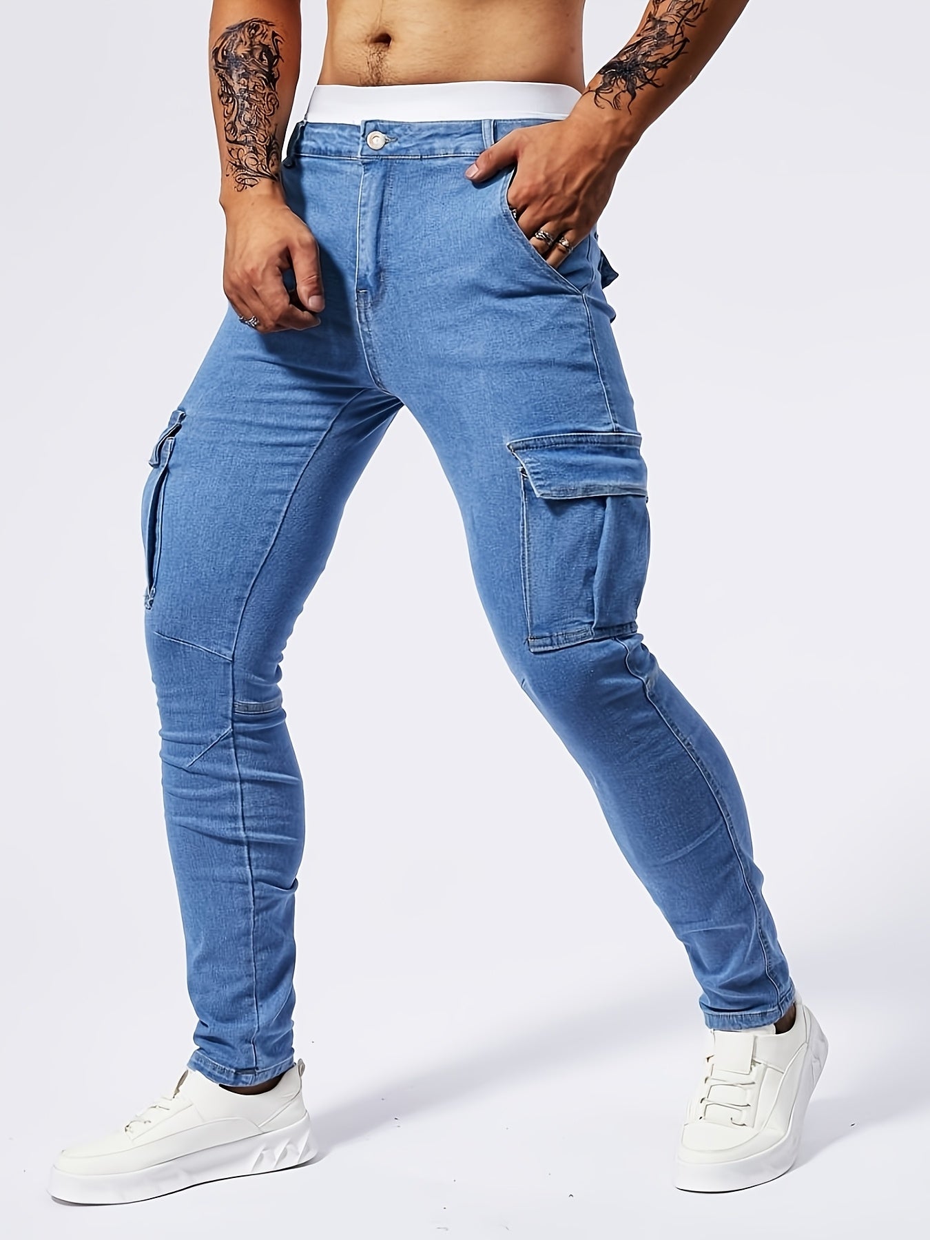 Tavira® | Tailored Slim Cargo Jeans