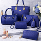 Amanda | Classic 6-Delige PU Leren Tote & Schoudertas Set