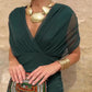 Louise | Elegante Maxi Feestjurk met V-hals