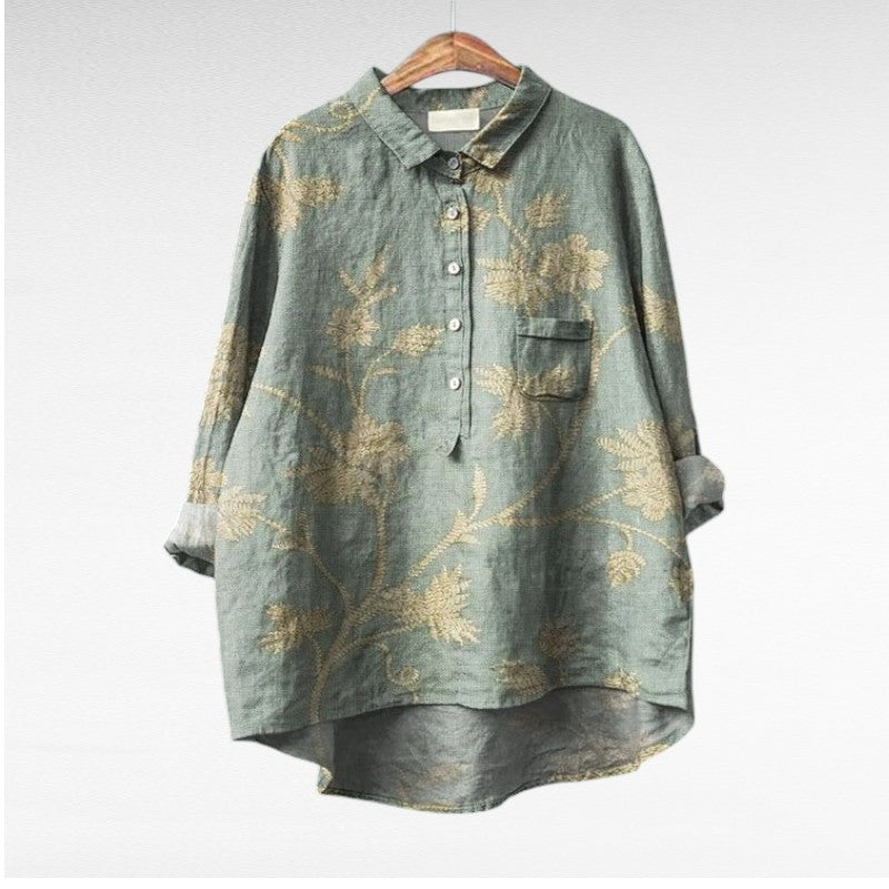 Mireva - Elegante Vintage Blouse