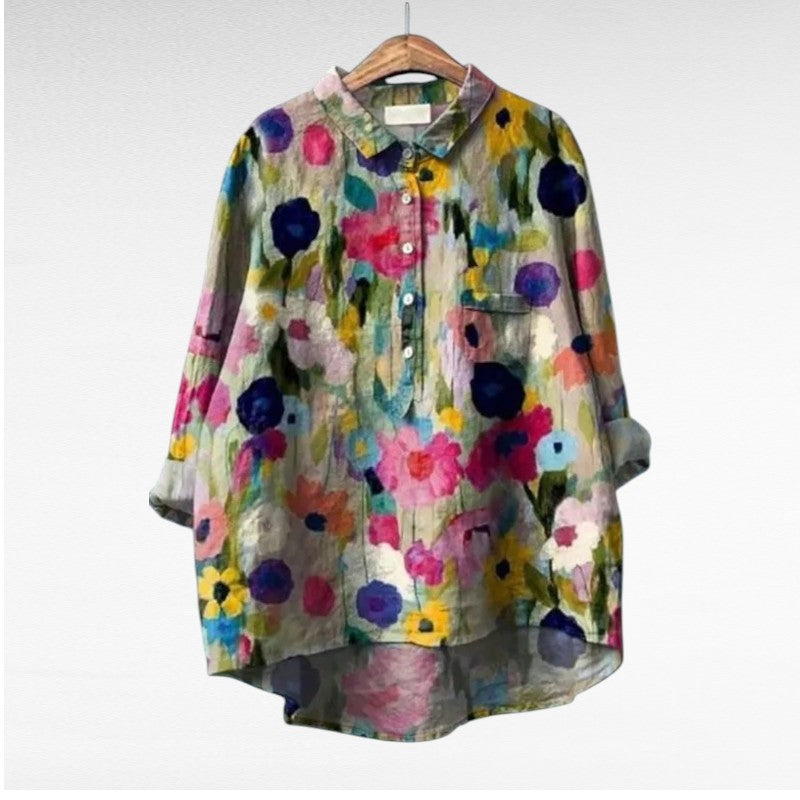 Mireva - Elegante Vintage Blouse