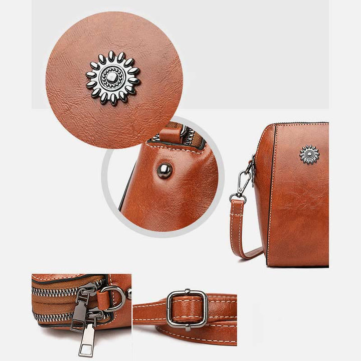 Wenen - Compacte Effen Kleur Mini Handtas