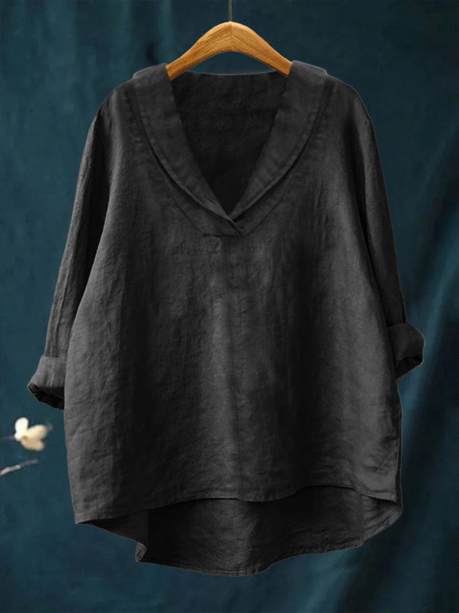 Samantha | Elegante Linne Zomerblouse
