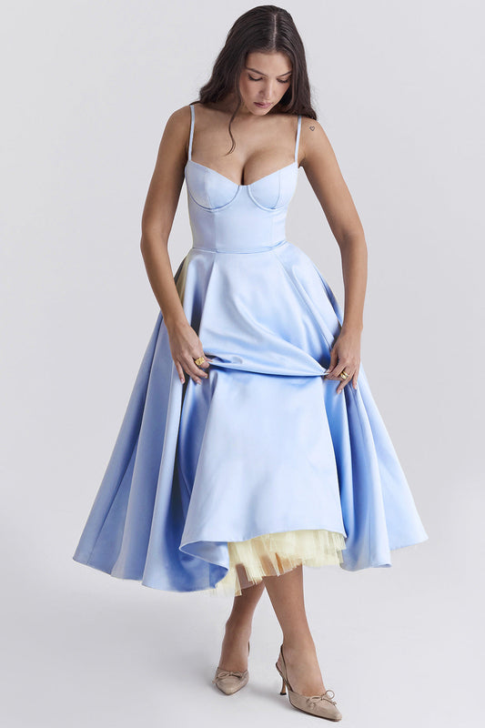 YLIANA | Romantische Zomer Midi Jurk