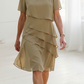 Juliette – Elegante, vloeiende jurk met ruffles