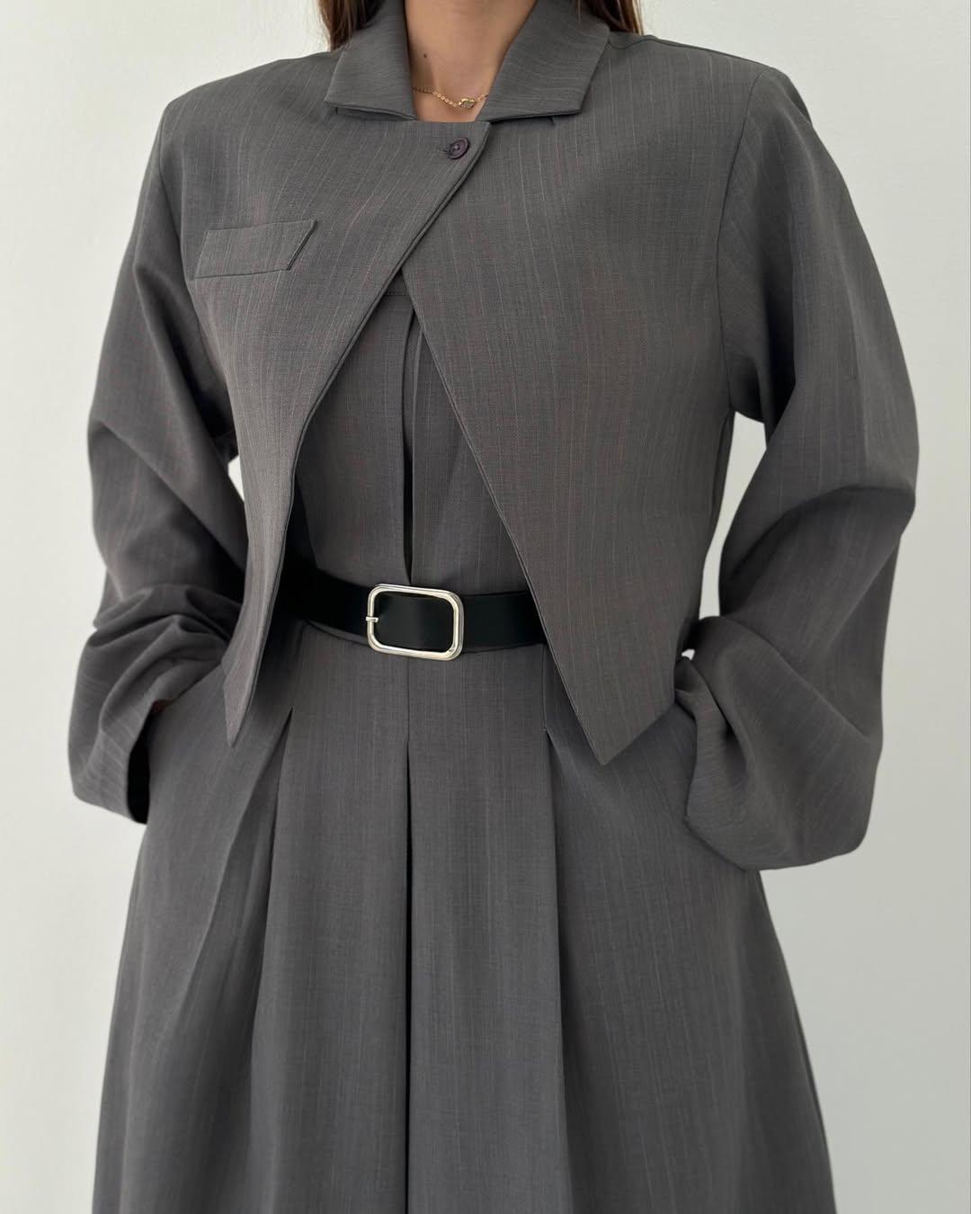 Julia | Dames Ensemble Bustier + Jas – Elegante & Trendy Stijl