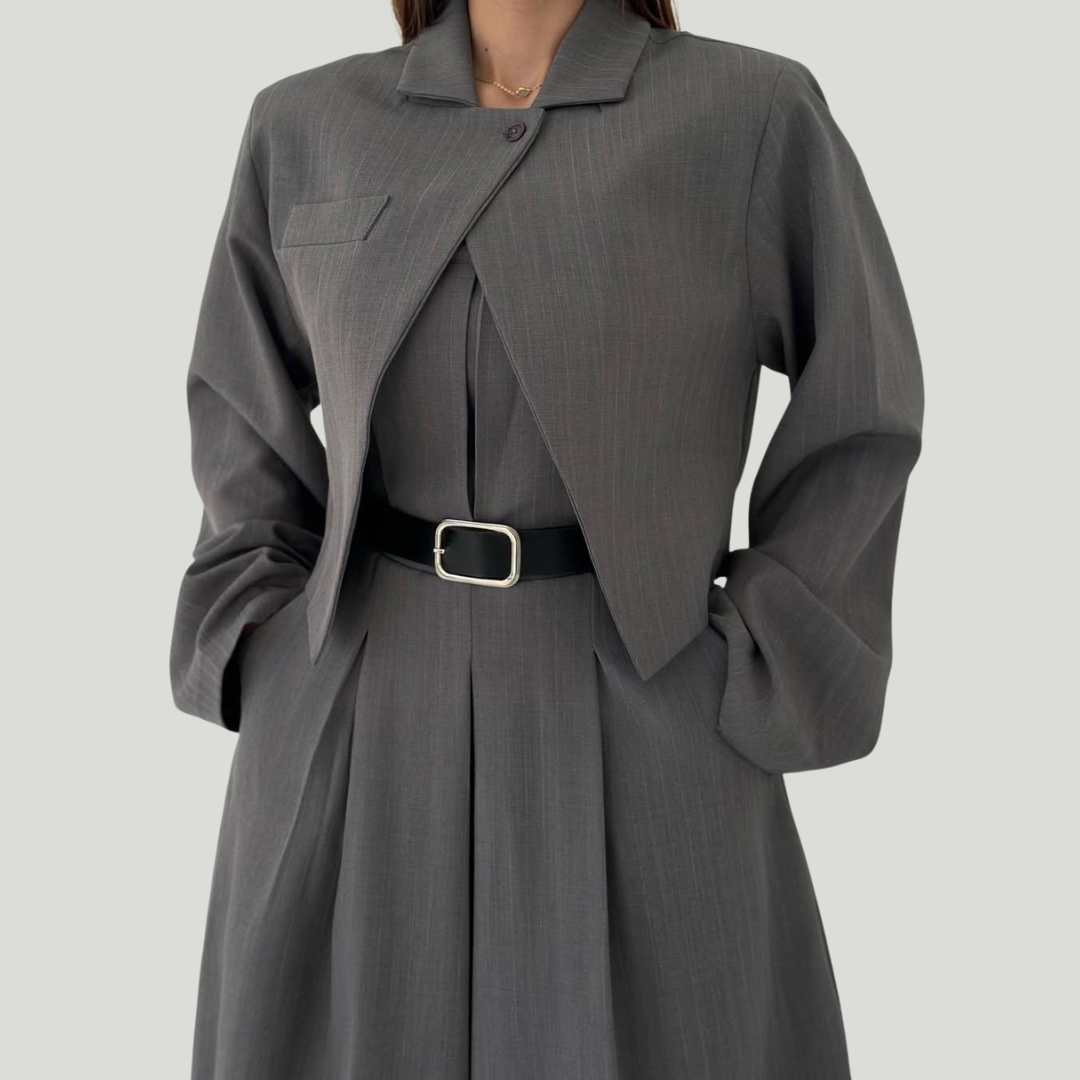 Julia | Dames Ensemble Bustier + Jas – Elegante & Trendy Stijl