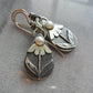 Vintage Tear Flower Oorbellen