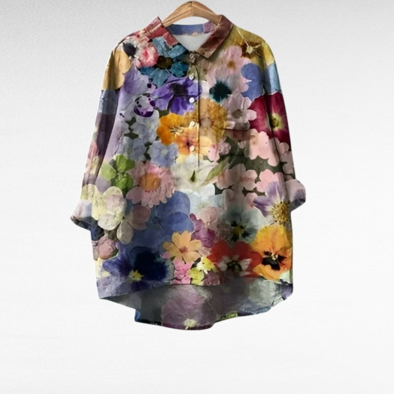 Élodie | Elegante Linne Zomerblouse