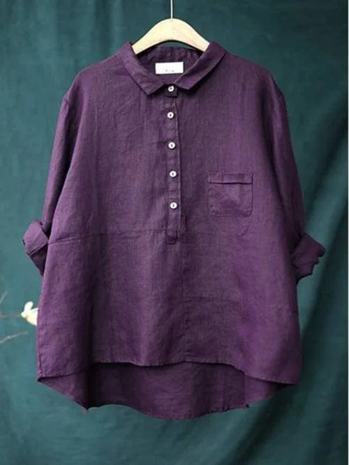 Elvie | Elegante Linne Zomerblouse