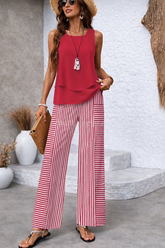 Rosavienne | Riviera Gestreept Set