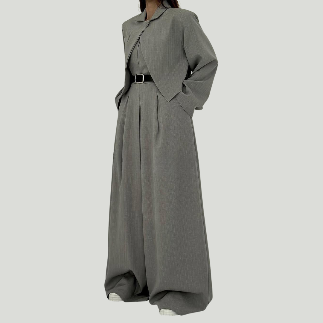 Julia | Dames Ensemble Bustier + Jas – Elegante & Trendy Stijl