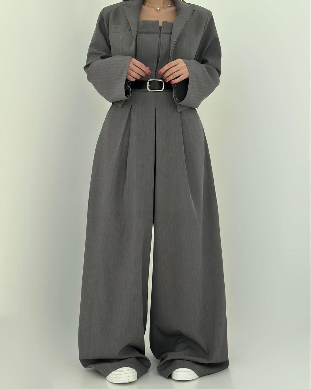 Julia | Dames Ensemble Bustier + Jas – Elegante & Trendy Stijl