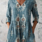 Elise | Lange Blouse met V-Hals