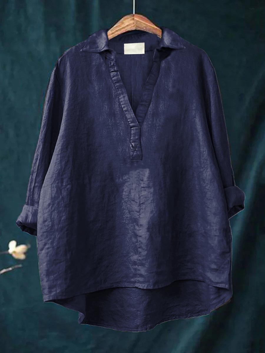 Andrea | Elegante Linne Zomerblouse