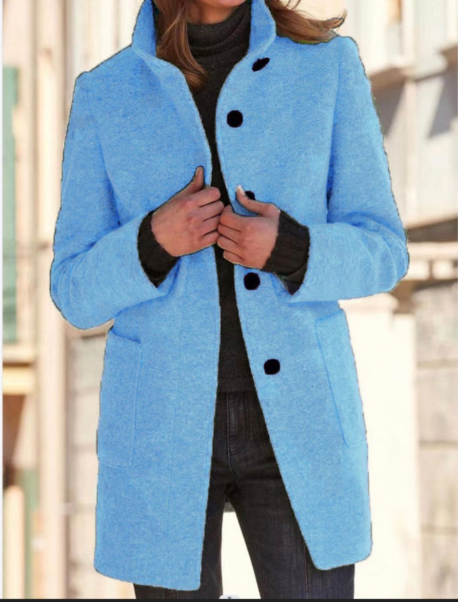 Helena | Dames Winterjas met Één Knop
