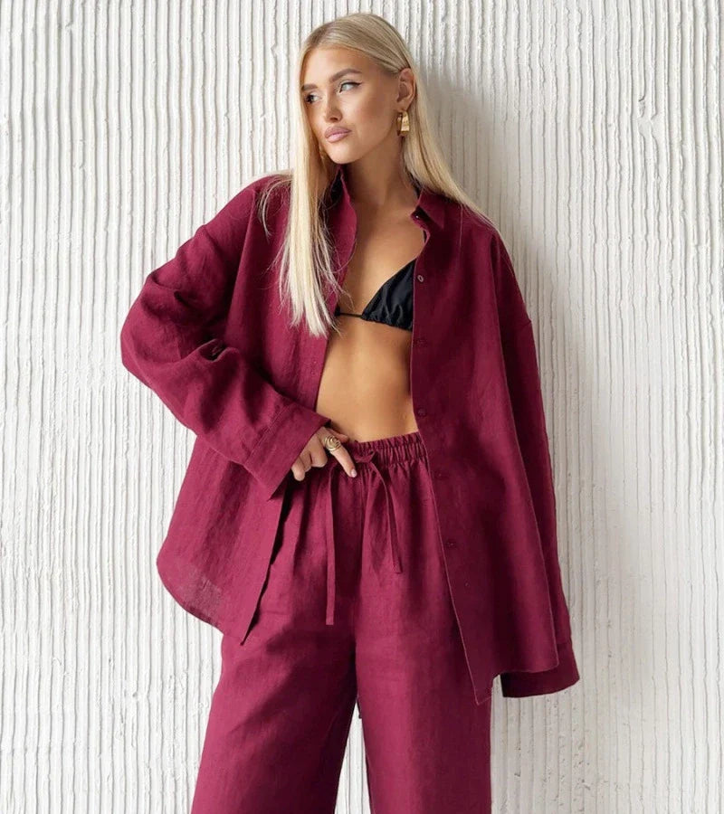 LIDIA | Stylish & Comfortable Cotton Outfit