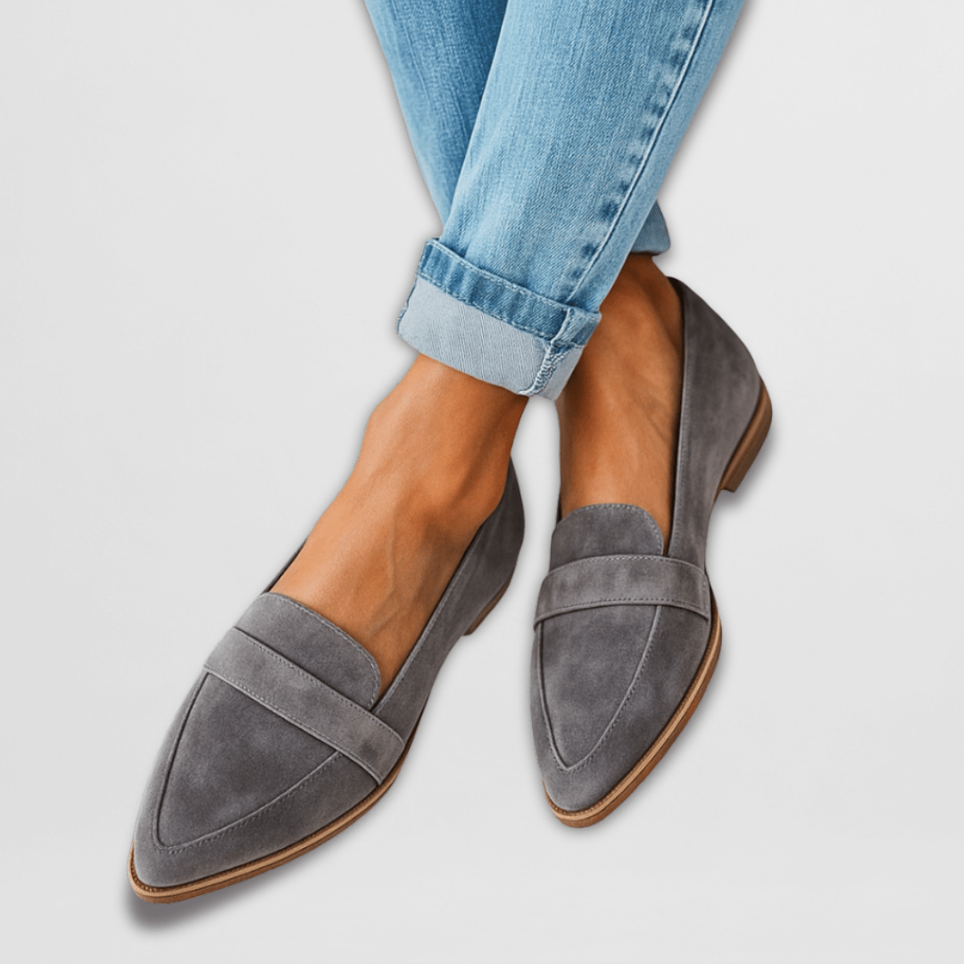 Helen | Orthopedische zachte nubuck pantoffels