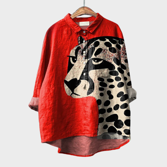 Nala | Elegante Linne Zomerblouse