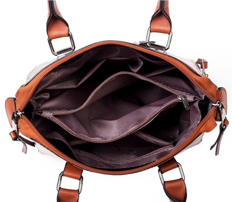 Palmer - 4-delige Handtas met Krokodillenpatroon