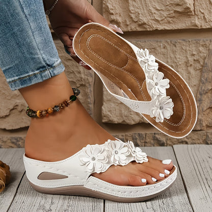 Comfortabele Bloemen Sandalen Céline