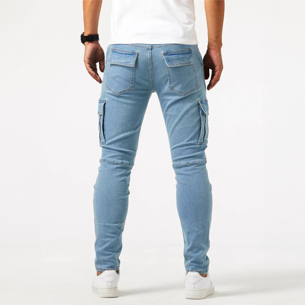Seriva® | Flexible Cargo Jeans