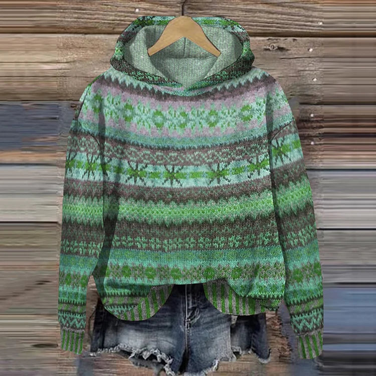 Uvelia | Vintage Ethnic Hoodie