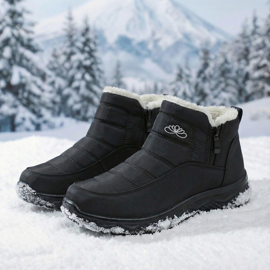 Chantal™ | Fleece Comfort Boots Laag