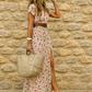 Justine™ – Vloeiende boheemse maxi-jurk met riem