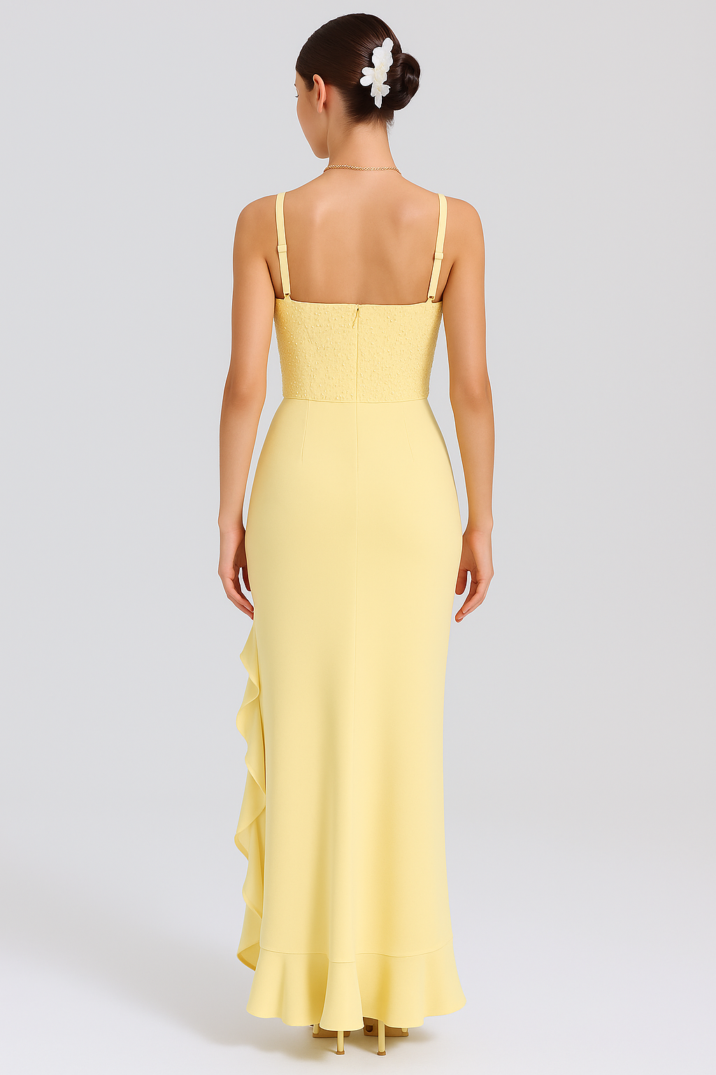 BELLA™ | Satijnen Corsetjurk met Ruches