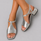 Serena | Zilveren Sandalen Zomer