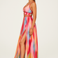 Lucia™ | Maxi Dress with Watercolor Print