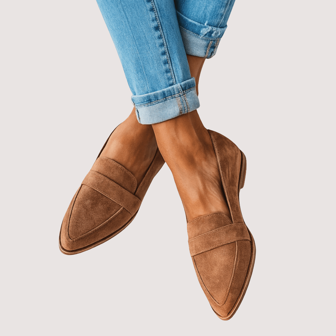 Helen | Orthopedische zachte nubuck pantoffels