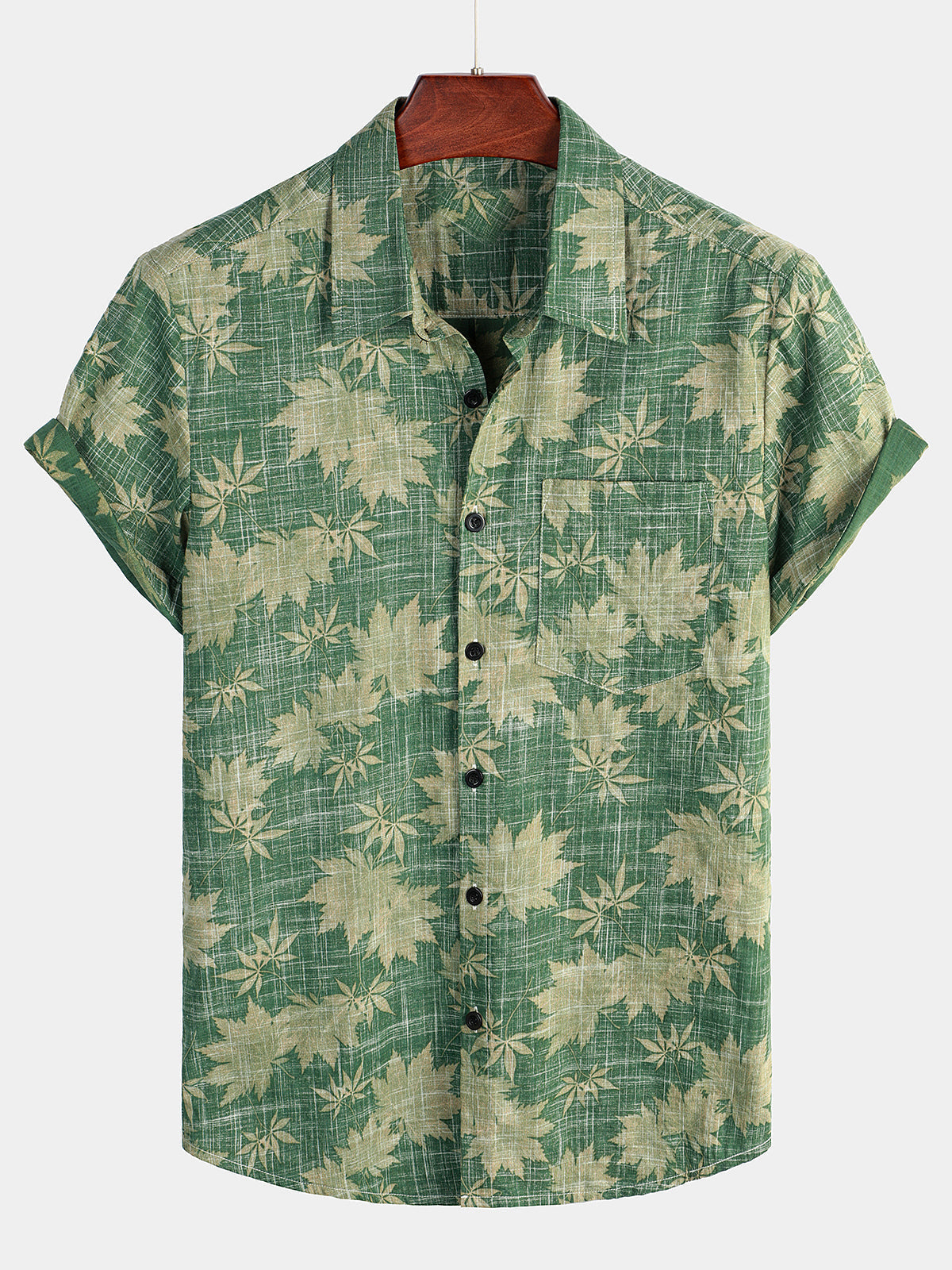 Korte Mouwen Katoenen Hawaii Shirt